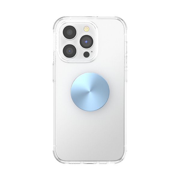 Popsockets Aluminum Blue Sigh Adhesive PopGrip