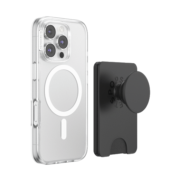 Popsockets Black MagSafe PopWallet+