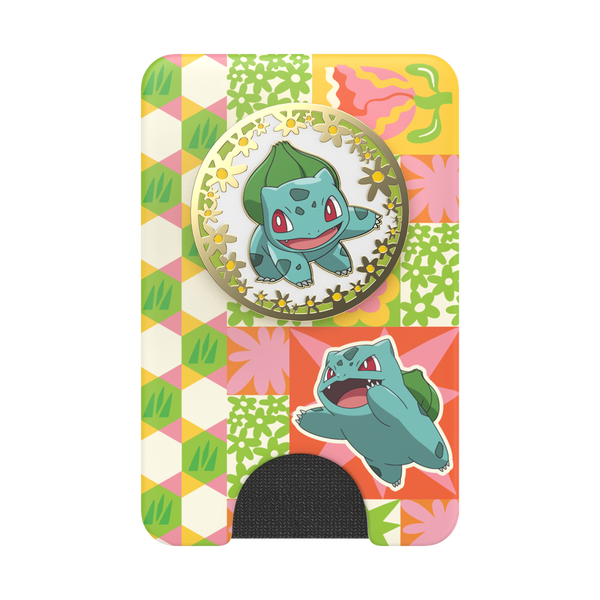 Popsockets Bulbasaur Patchwork MagSafe PopWallet+