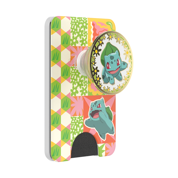 popsockets Bulbasaur Patchwork MagSafe PopWallet+