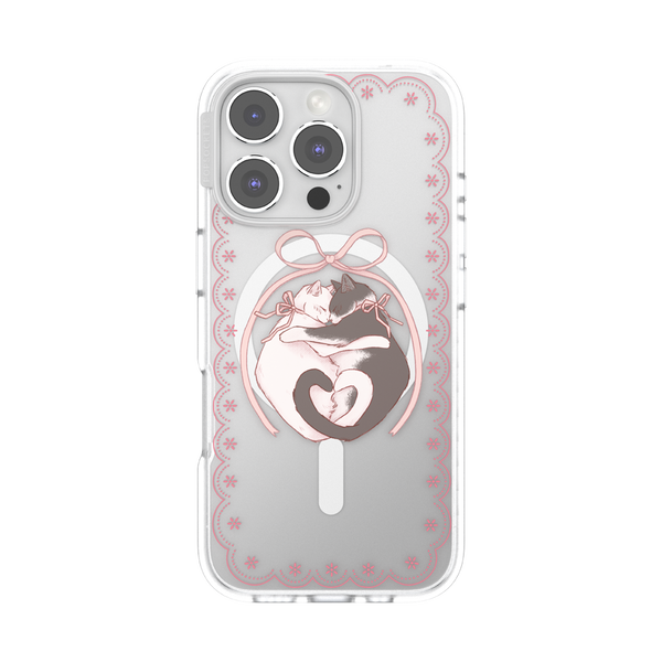 popsockets Cat Lovers iPhone 16 Pro MagSafe Case