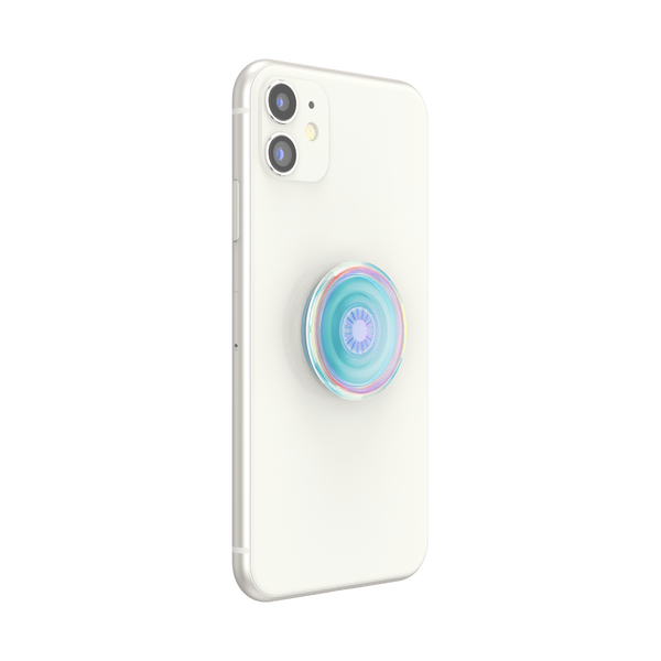 Popsockets Clear Iridescent Adhesive PopGrip