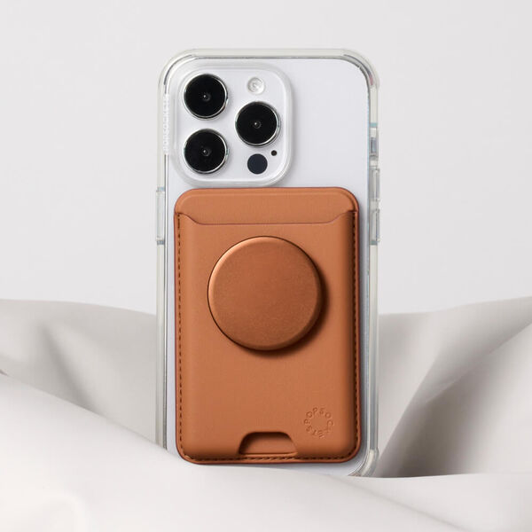 Popsockets Cognac Softgoods MagSafe PopWallet+