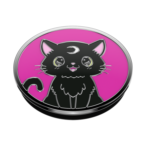 Popsockets Enamel Black Cat Magic Adhesive PopGrip