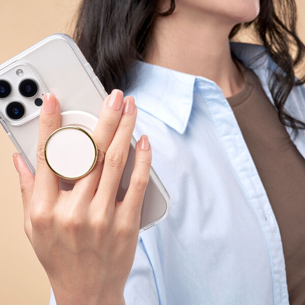 Popsockets Enamel Coconut Cream MagSafe PopGrip
