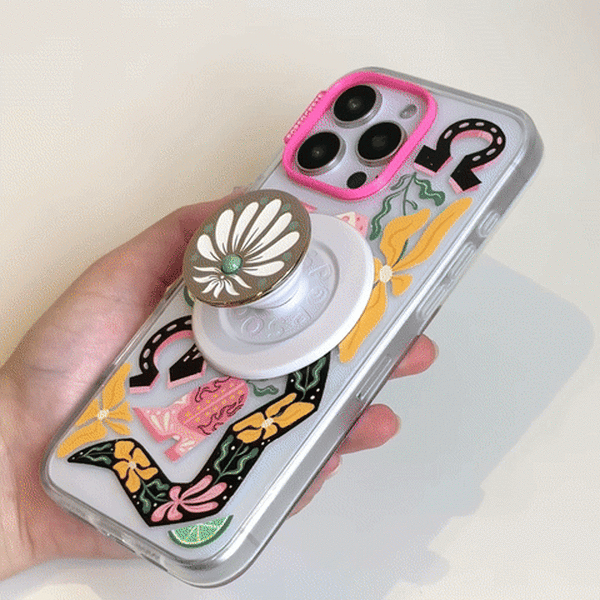 Popsockets Enamel Desert Gem Bloom MagSafe PopGrip