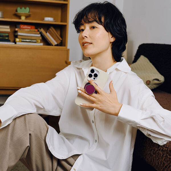 Popsockets Enamel Red Wine MagSafe PopGrip