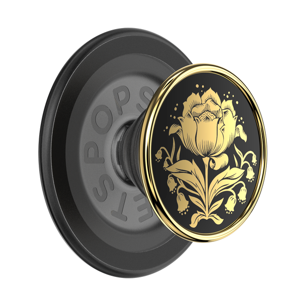 popsockets Enamel Rose Noir MagSafe PopGrip