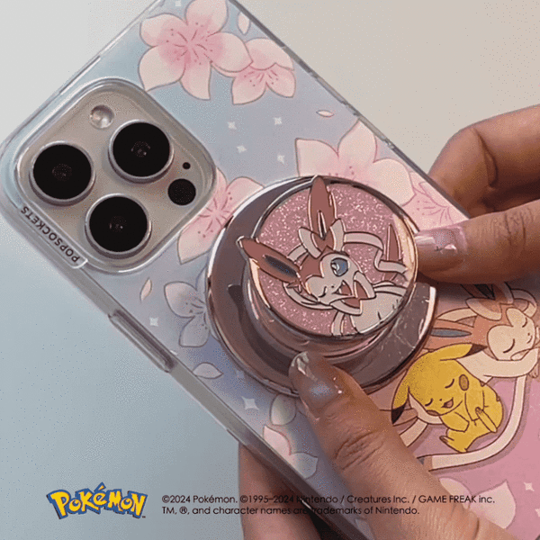 Popsockets Enamel Sylveon Wink MagSafe PopGrip