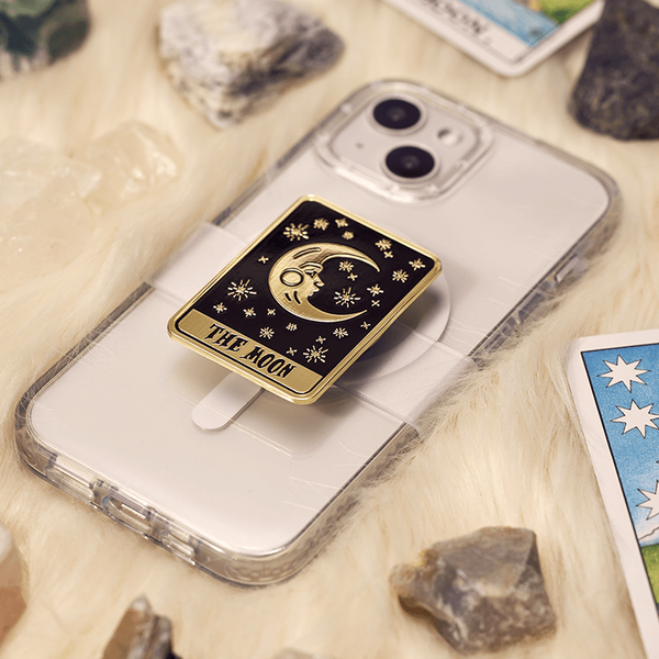Popsockets Enamel Tarot Card Moon Adhesive PopGrip