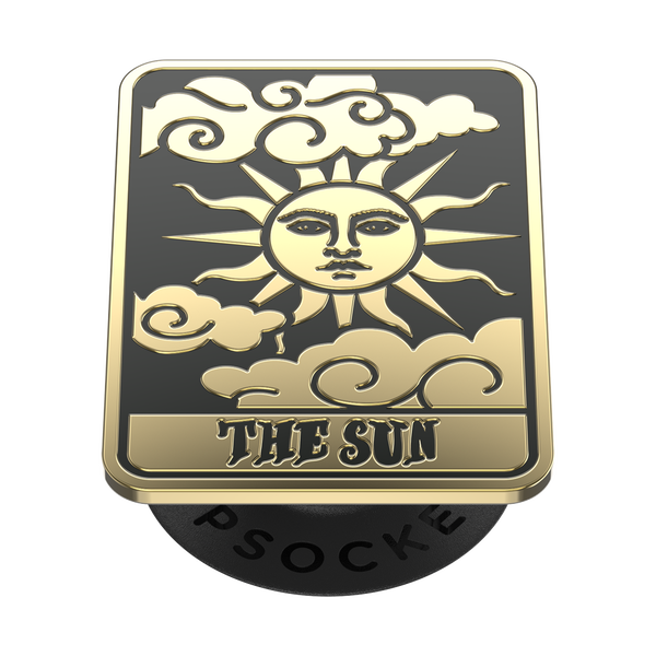 Popsockets Enamel Tarot Card Sun Adhesive PopGrip