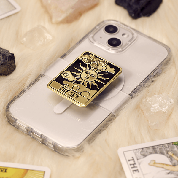 Popsockets Enamel Tarot Card Sun Adhesive PopGrip