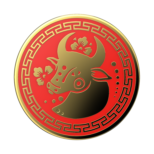 Popsockets Enamel Year Of The Ox PopTop
