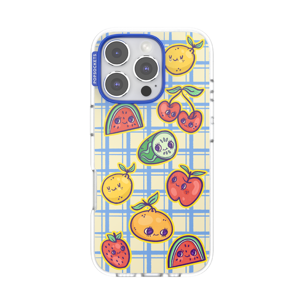 popsockets Fruity Plaid iPhone 16 Pro MagSafe Case