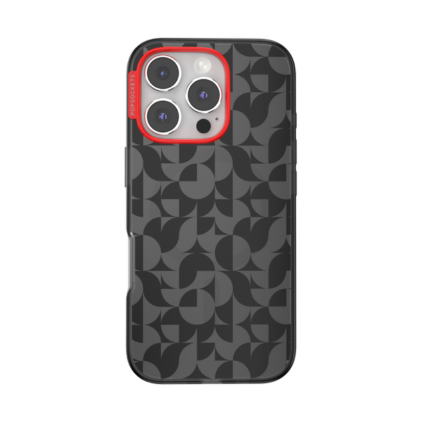 popsockets Geo Black iPhone 16 Pro MagSafe Case