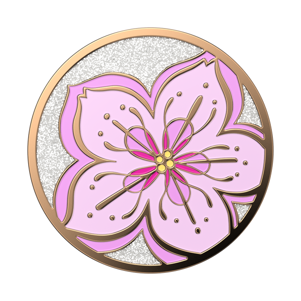 Popsockets Glitter Cherry Blossom Adhesive PopGrip