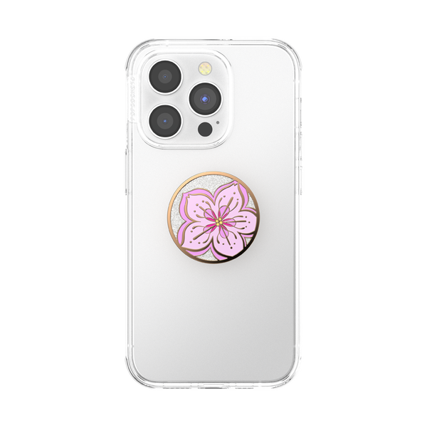 Popsockets Glitter Cherry Blossom Adhesive PopGrip