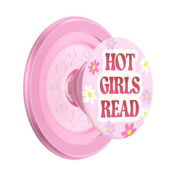 popsockets Hot Girls Read Pink MagSafe PopGrip