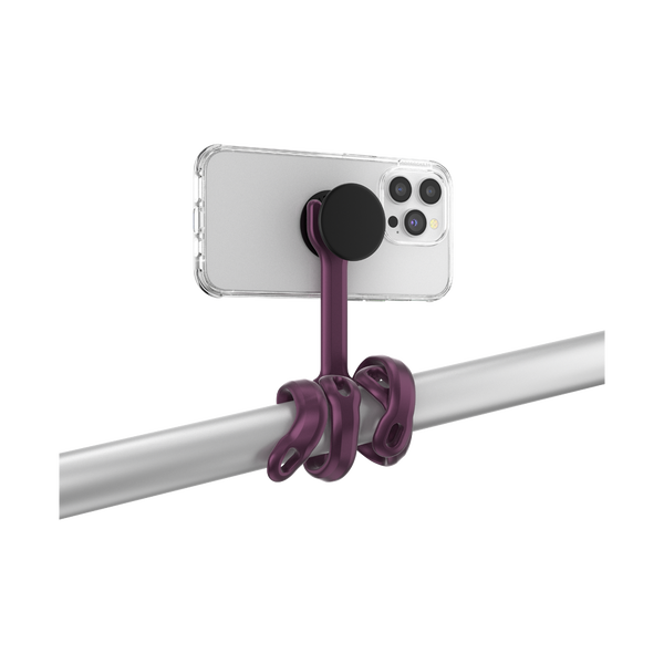 Popsockets Metallic Red Red Wine Flex Mount