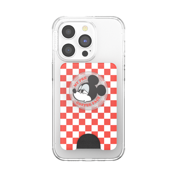 Popsockets Mickey's Coffee Face MagSafe PopWallet+