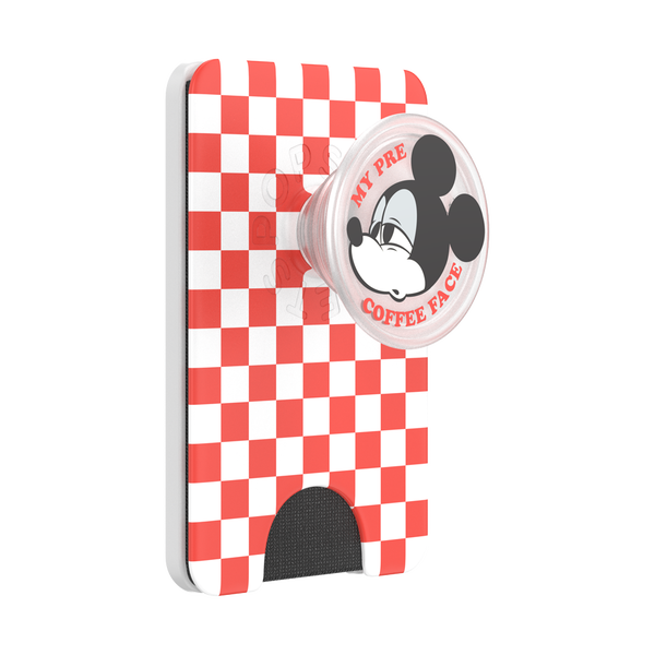 popsockets Mickey's Coffee Face MagSafe PopWallet+