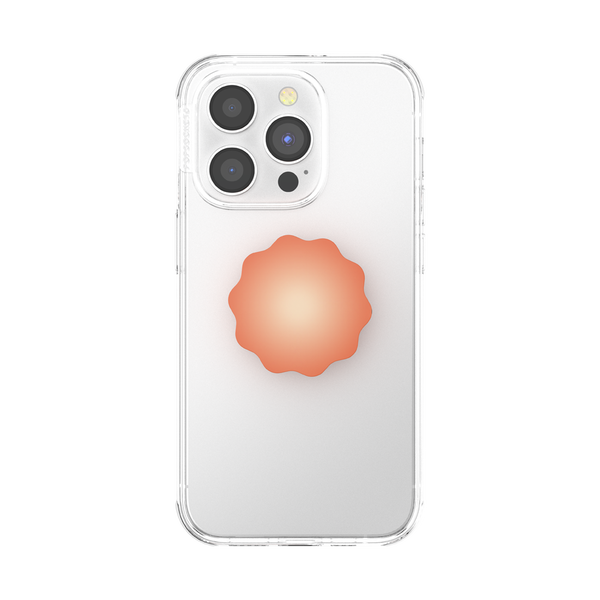 Popsockets Molded Flower Apricot Adhesive PopGrip