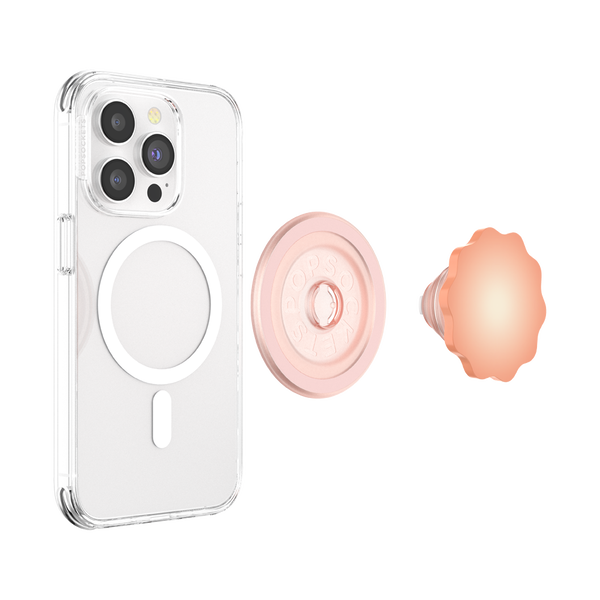 Popsockets Molded Flower Apricot MagSafe PopGrip