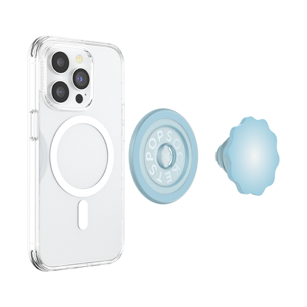 Popsockets Molded Flower Blue Sigh MagSafe PopGrip
