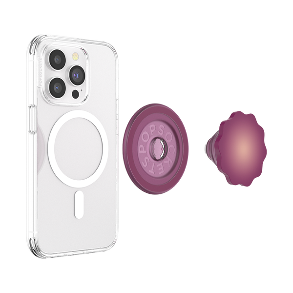 Popsockets Molded Flower Red Wine MagSafe PopGrip