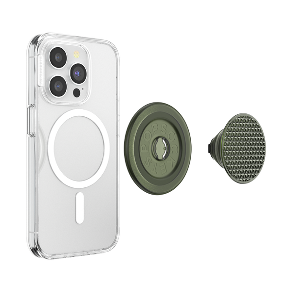 Popsockets Olive Triangle Knurl MagSafe PopGrip