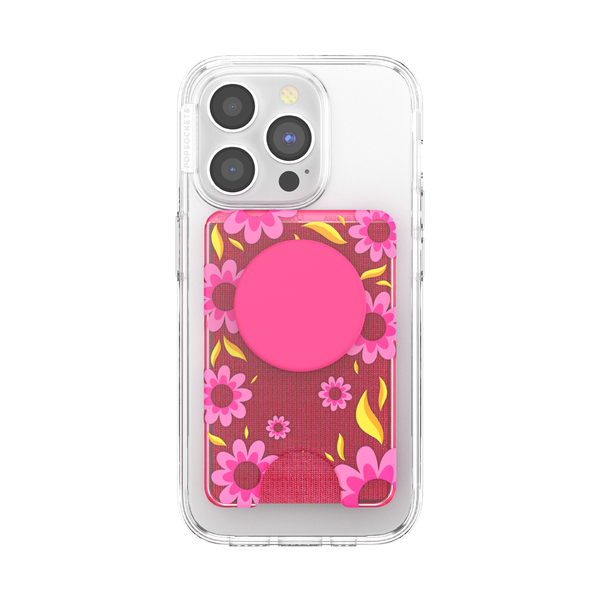 Popsockets Pink Relief MagSafe PopWallet+