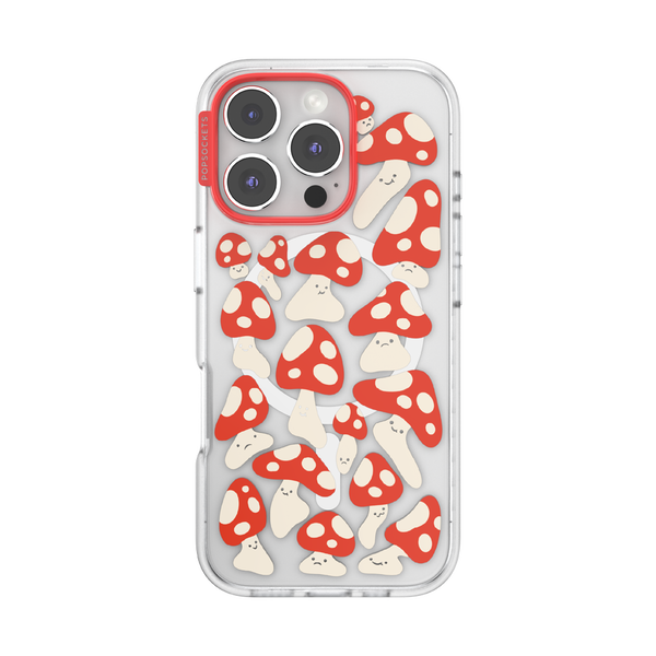 popsockets Red Shrooms iPhone 16 Pro MagSafe Case