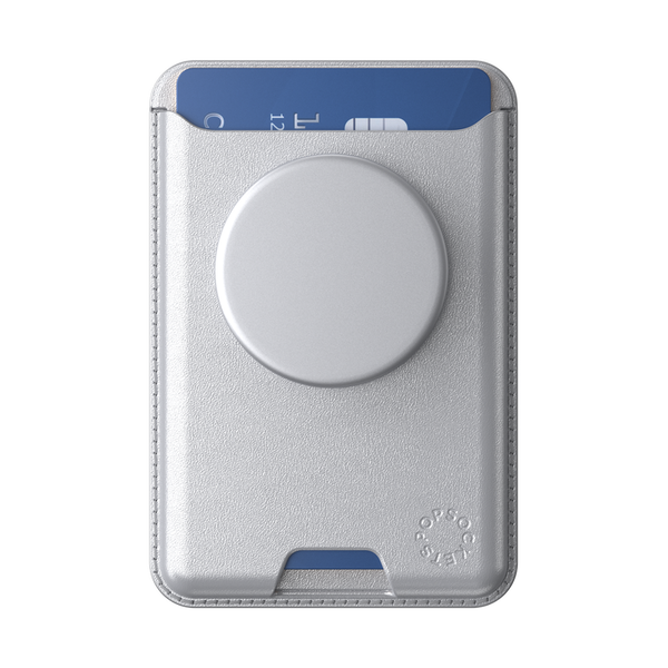 Popsockets Silver Softgoods MagSafe PopWallet+