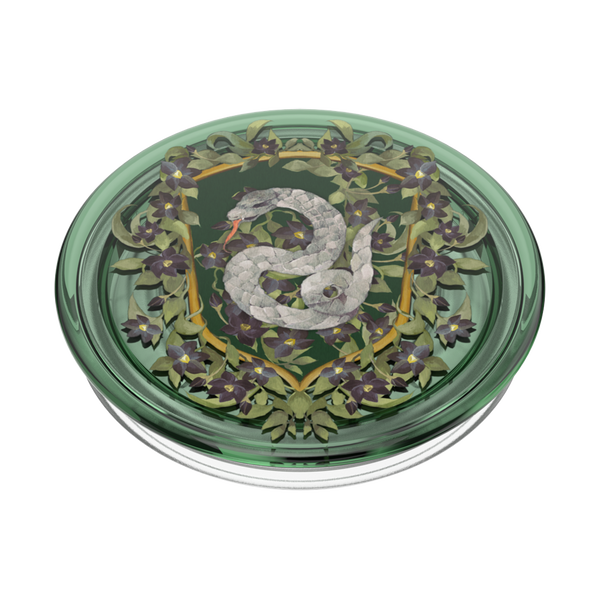Popsockets Slytherin Floral Crest Adhesive PopGrip