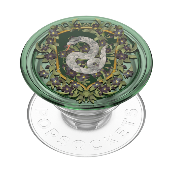 popsockets Slytherin Floral Crest Adhesive PopGrip