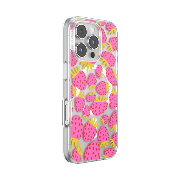 Popsockets Strawberry IPhone 16 Pro MagSafe Case