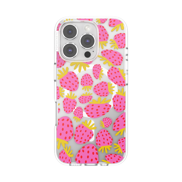 popsockets Strawberry iPhone 16 Pro MagSafe Case