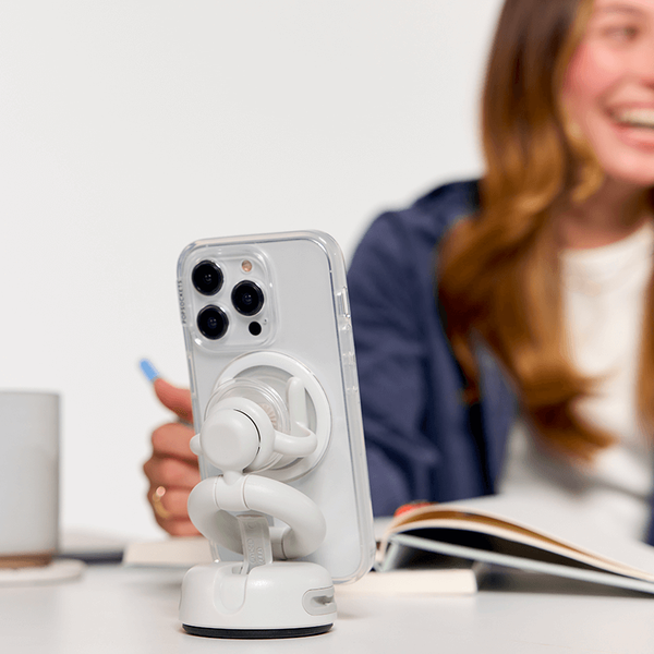 Popsockets White Car & Desk Mount