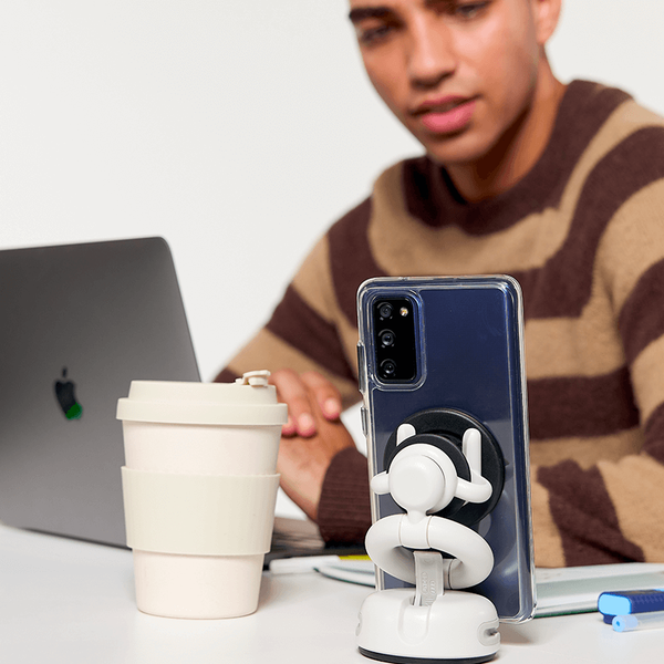 Popsockets White Car & Desk Mount