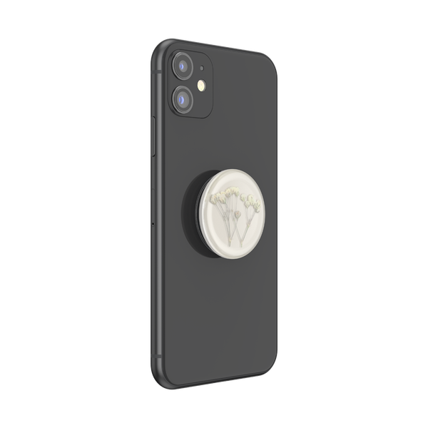 Popsockets Pressed Flower Baby's Breath Adhesive PopGrip