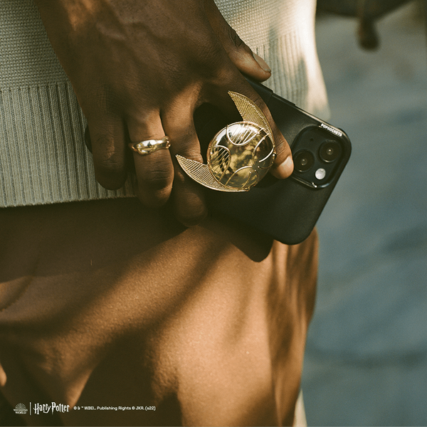 Popsockets Puffy Enamel Golden Snitch Adhesive PopGrip