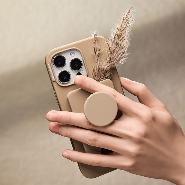 Popsockets Soft Touch Latte IPhone 16 Pro MagSafe Case