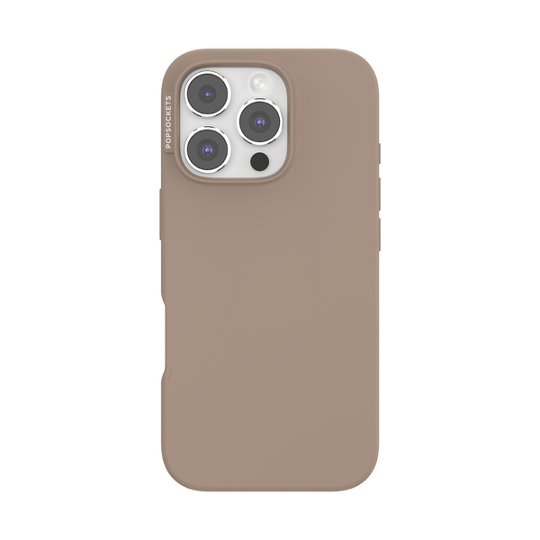popsockets Soft Touch Latte iPhone 16 Pro MagSafe Case