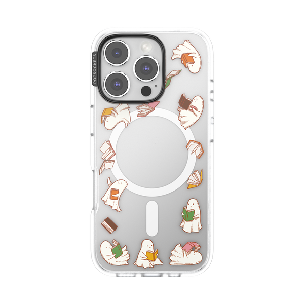 popsockets Spooky Book Club iPhone 16 Pro MagSafe Case