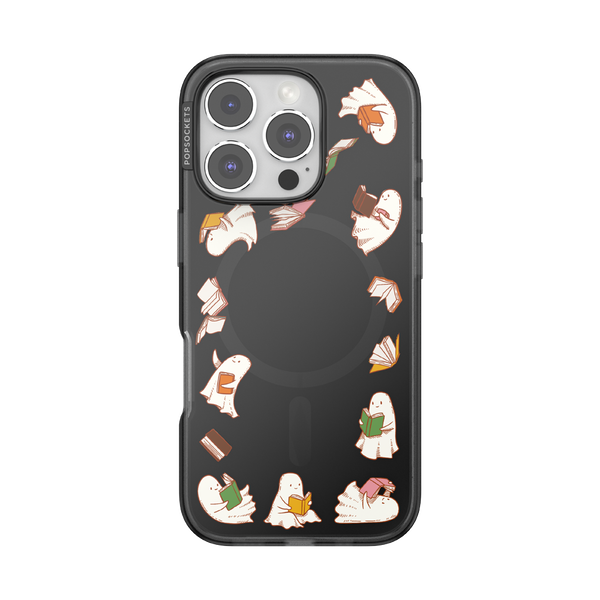 popsockets Spooky Book Club Smoke iPhone 16 Pro MagSafe Case
