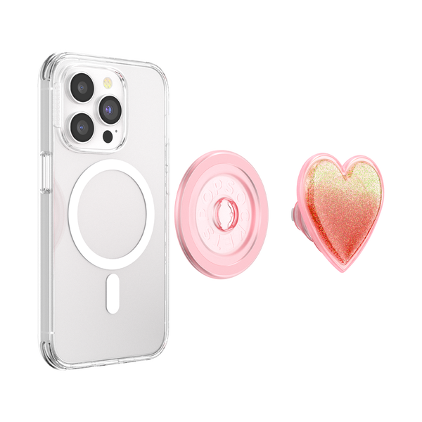 Popsockets Squishy Tidepool Heart Pinky MagSafe PopGrip