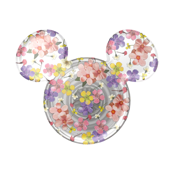 Popsockets Translucent Mickey Mouse Cascading Flowers Adhesive PopGrip