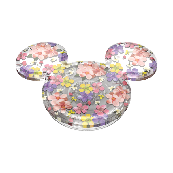 Popsockets Translucent Mickey Mouse Cascading Flowers Adhesive PopGrip