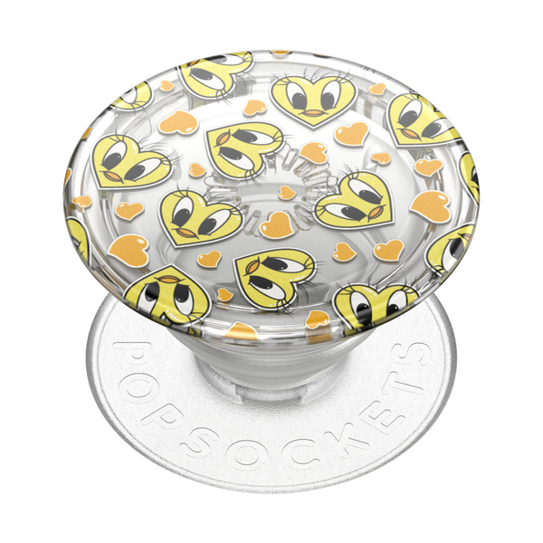popsockets Translucent Tweety Heart Toss Adhesive PopGrip