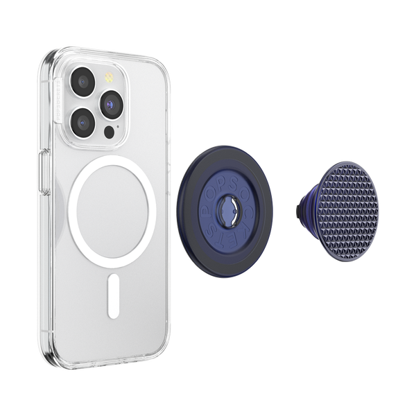 Popsockets Triangle Knurl French Navy MagSafe PopGrip